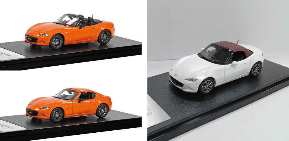 デザイナーが監修した「ROADSTER（2024) モデルカー 1/43スケール」の