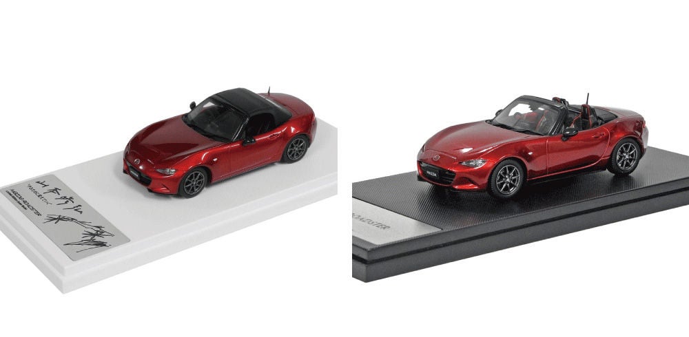 デザイナーが監修した「ROADSTER（2024) モデルカー 1/43スケール」の