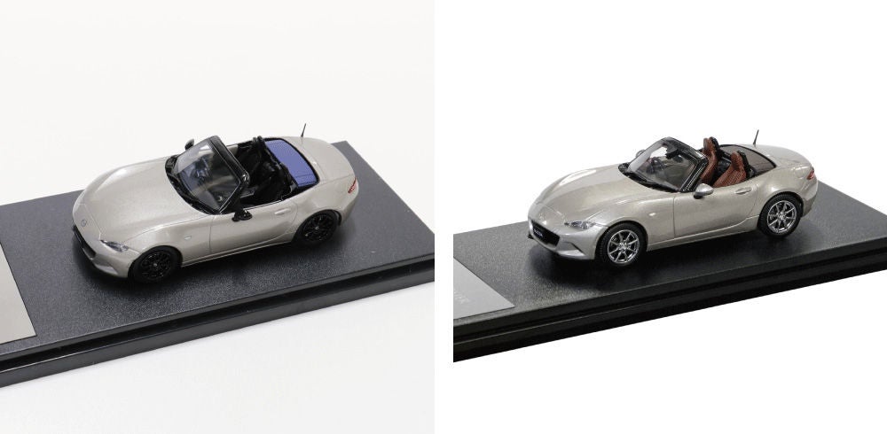 デザイナーが監修した「ROADSTER（2024) モデルカー 1/43スケール」の