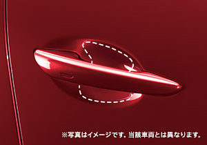 ドアハンドル傷付き防止シート(フロント用2枚セット)