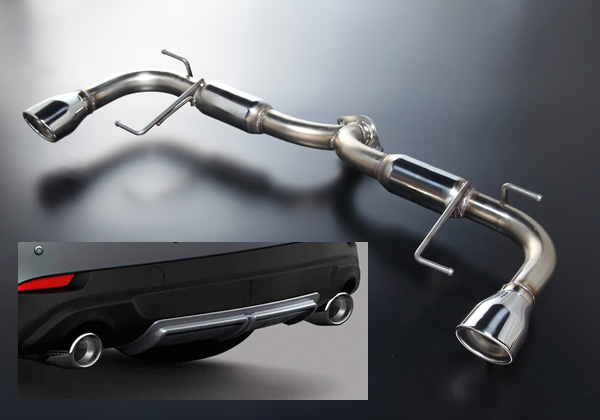 (AutoExe)プレミアテールマフラー（ディーゼルAT車）取り外し部品：廃棄