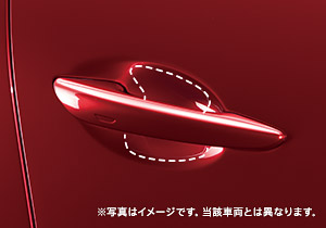 ドアハンドル傷付き防止シート(フロント用2枚セット)