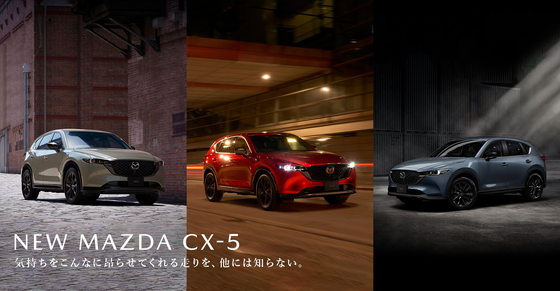 MAZDA CX-5　気持ちをこんなに昂らせてくれる走りを、他には知らない。