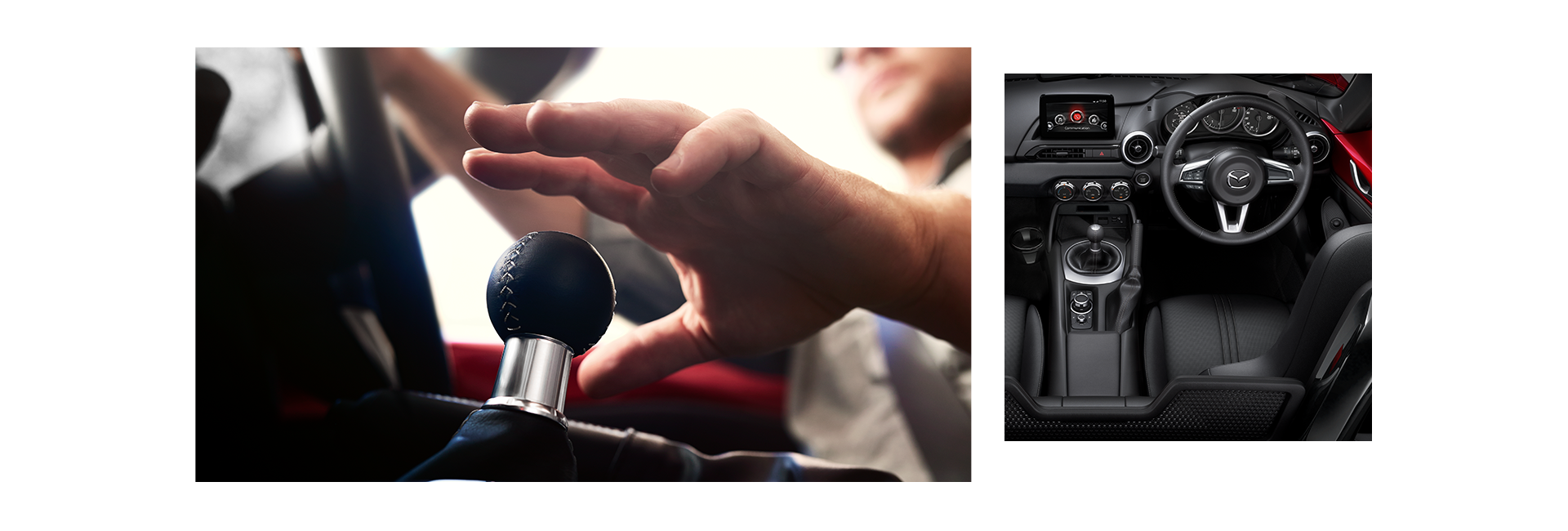 「走りと風を心おきなく楽しめる、心地よいコクピット」