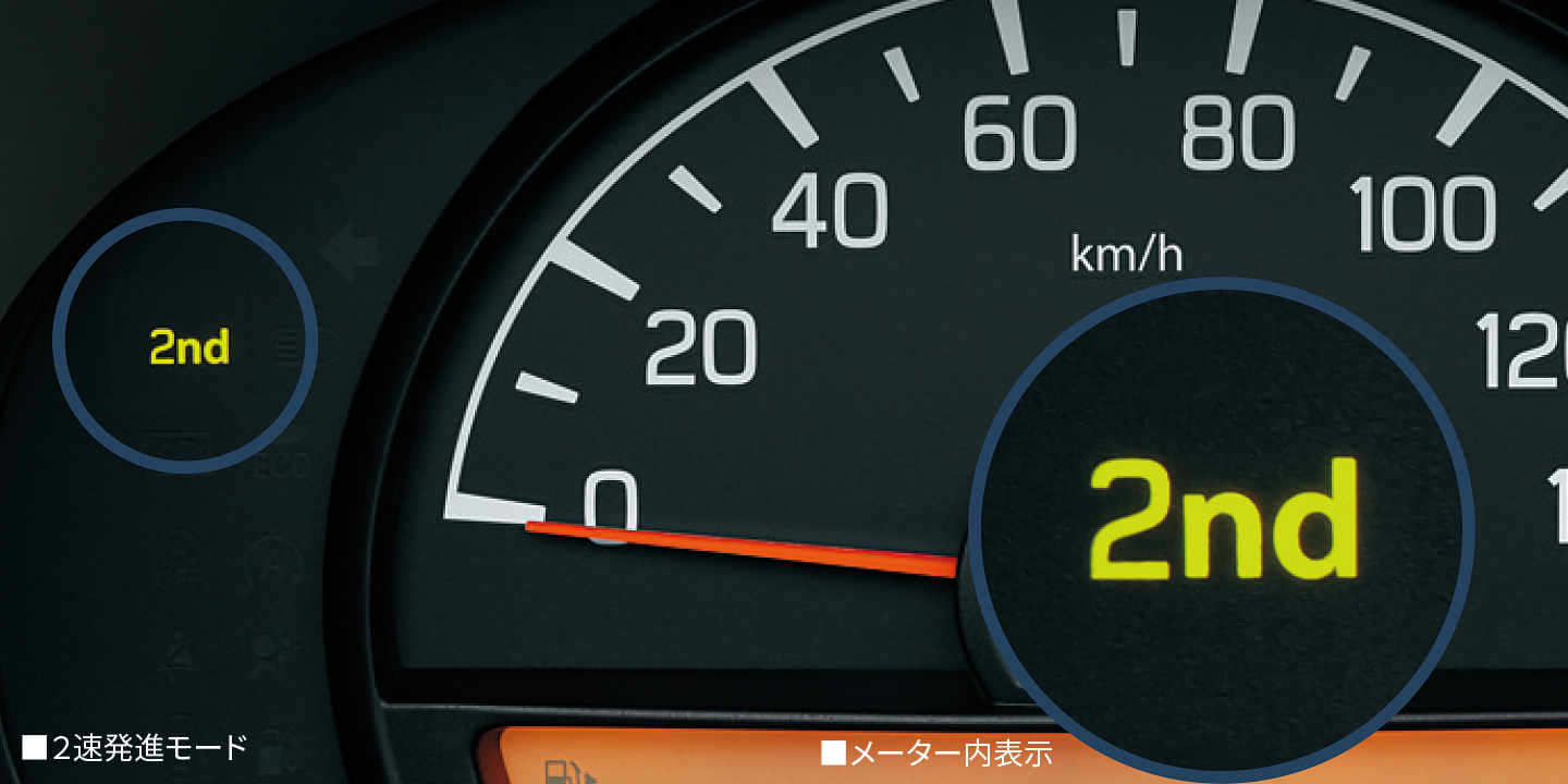 2速発進モード 2速発進モード