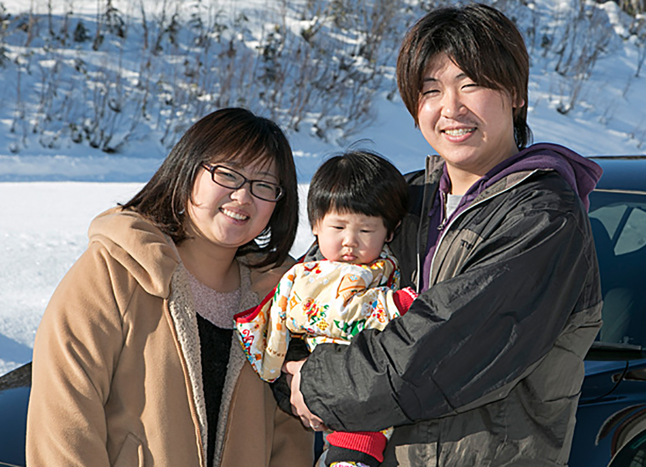 いつも山菜採りに利用している道が、コースになっていて親近感が湧きました。